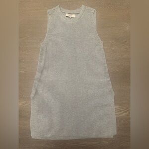 NWOT LOFT GREY KNIT SPLIT HEM TANK TOP - Size XS SKU:198
